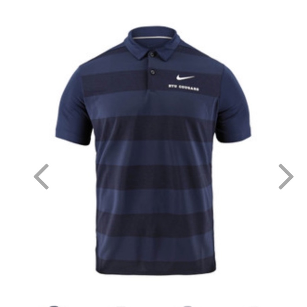 BYU Nike Shirt Blue Polo